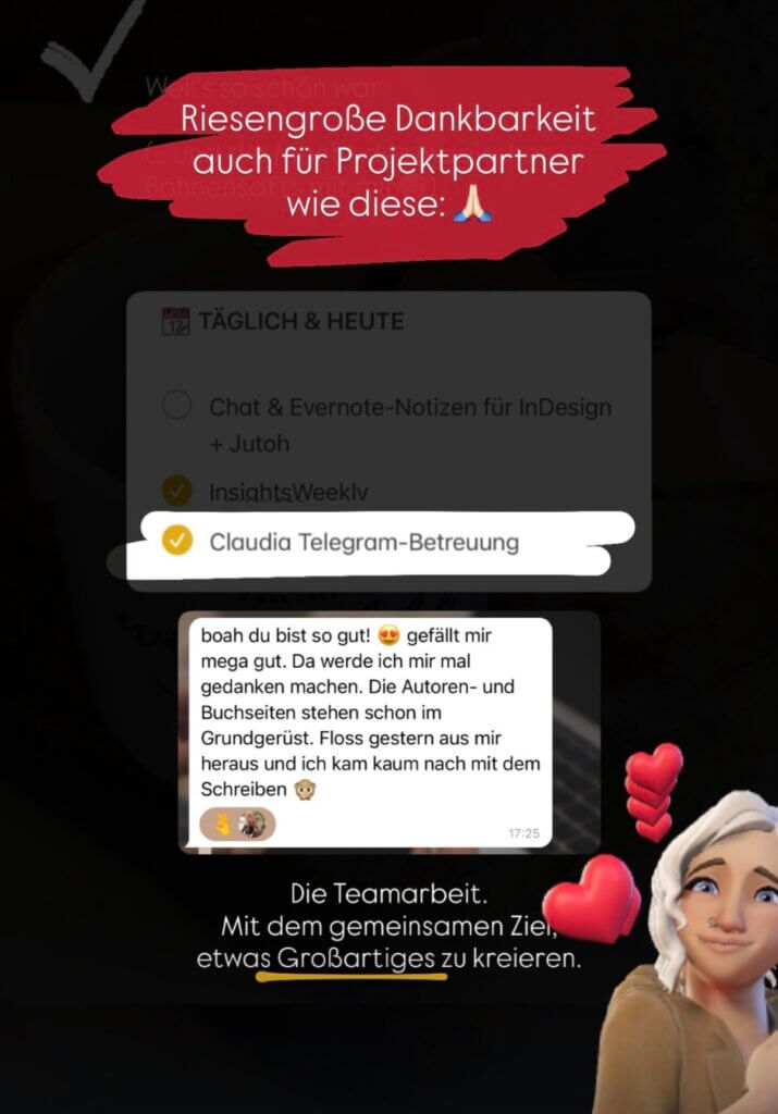 Screenshot Claudia Feedback Instagram-Story 1
