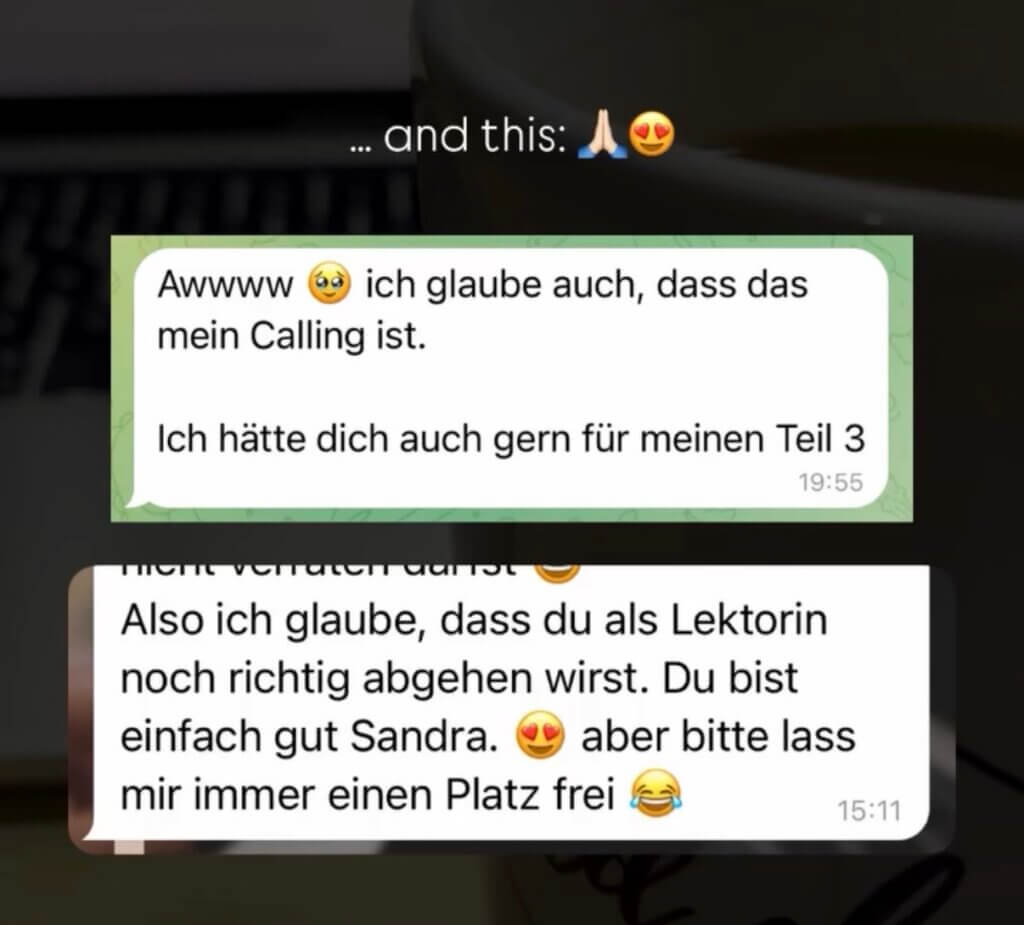 Screenshot Claudia Feedback Instagram-Story 6